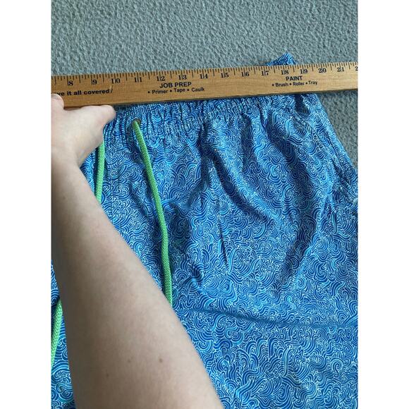 J. Crew Swim Suit Shorts 2XL Drawstring Bult In Brief Blue Pockets Trunks XXL - Picture 12 of 16